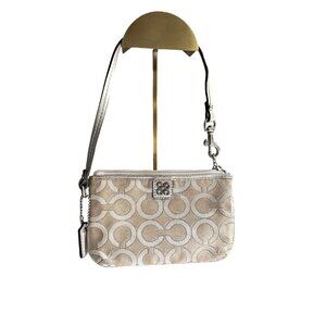 Coach Metallic Wristlet NWOT